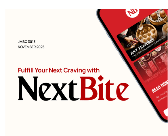 NextBite App Editorial & Brand Showcase