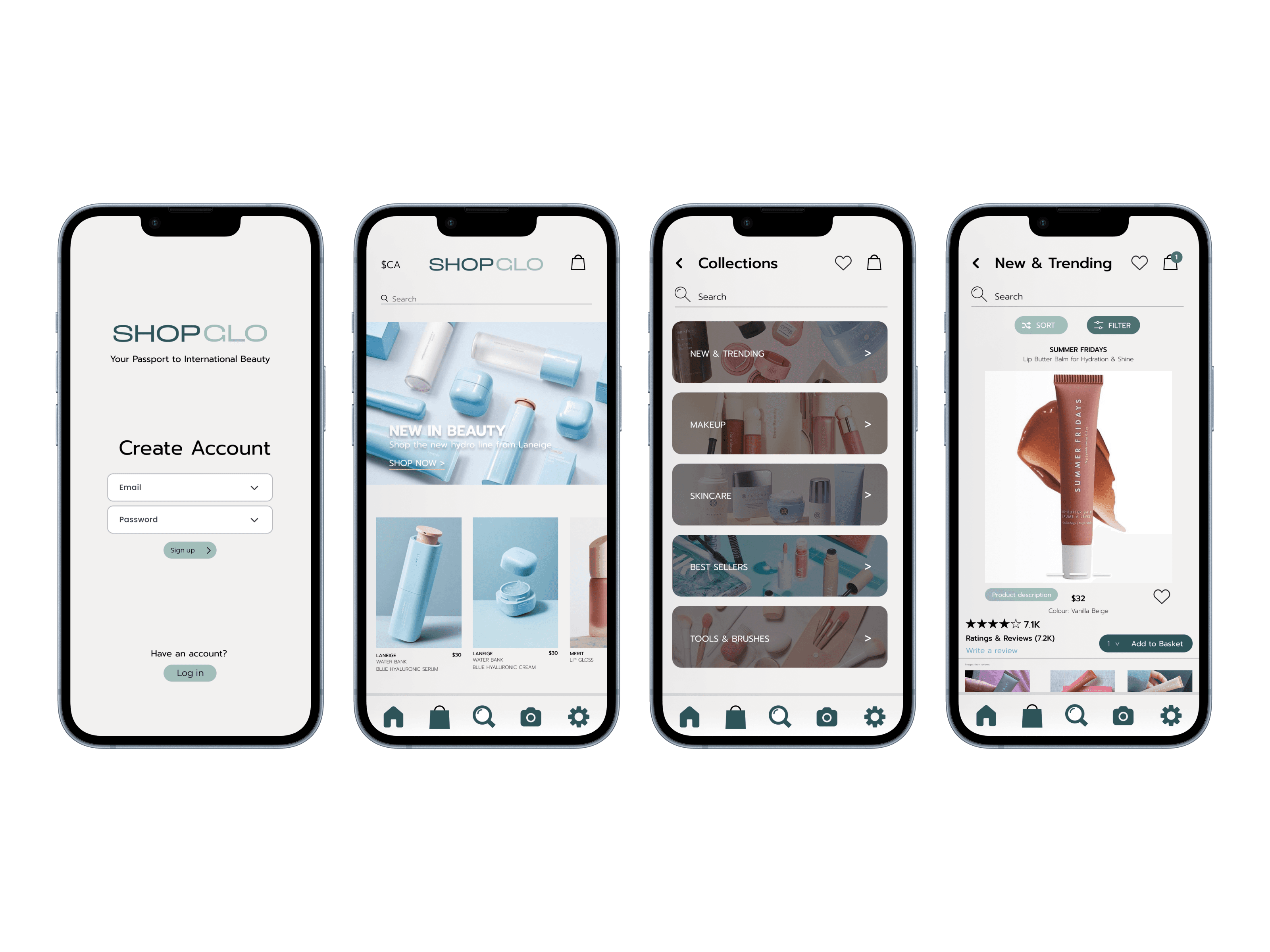 Shop Glo Mockup Header background