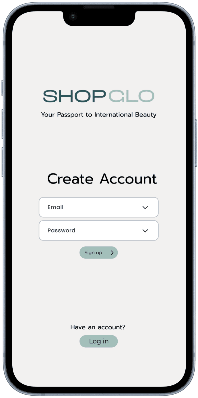 ShopGlo App Screen 01 - Onboarding
