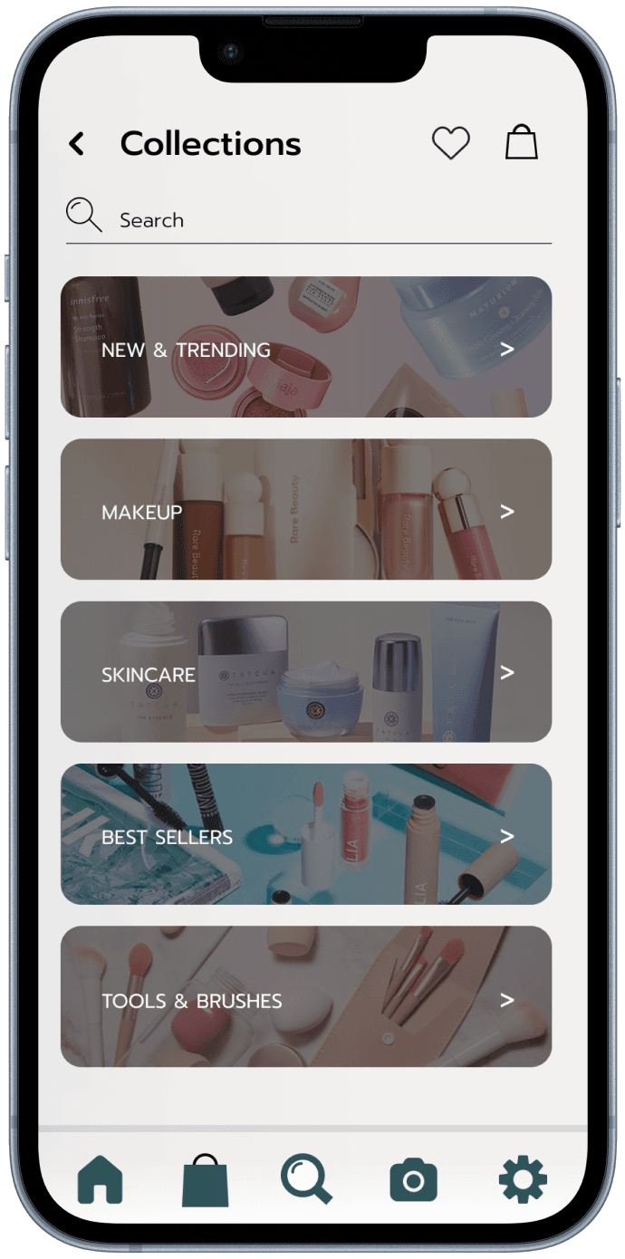 ShopGlo App Screen 03 - Categories