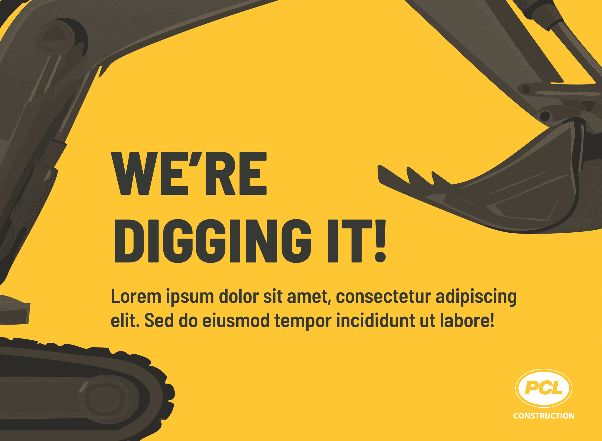 Gray Hoarding Graphic