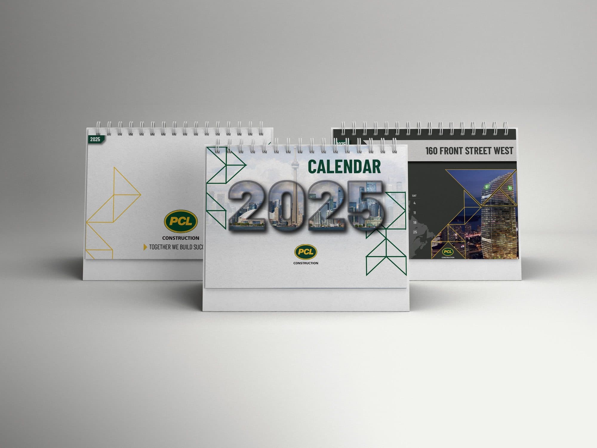 PCL 2025 Calendar Desk Mockup